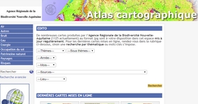 ATLAS CARTOGRAPHIQUE : accès aux cartes statiques